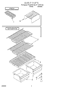 SHELF, OPTIONAL Diagram and Parts List for CT14NKXHW00  Crosley Refrigerator