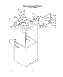 TOP AND CABINET, LIT/OPTIONAL Diagram and Parts List for LA7800XTN0  Whirlpool Washer