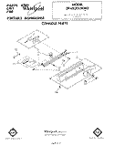 CONSOLE Diagram and Parts List for DP4800XMW0  Whirlpool Dishwasher