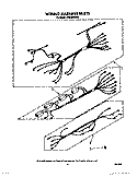 WIRING HARNESS Diagram and Parts List for RS6300XVN2  Whirlpool Range