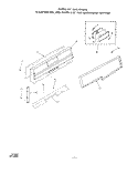 BACKGUARD Diagram and Parts List for 1463W1A  Roper Range
