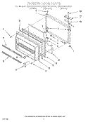 FREEZER DOOR Diagram and Parts List for EB21DKXAB00  Whirlpool Refrigerator