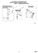 WATER SYSTEM Diagram and Parts List for CAE2792AG0  Whirlpool Washer