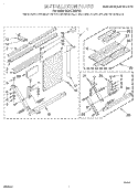 INSTALLATION Diagram and Parts List for BHAC1800FS0  Whirlpool Air Conditioner