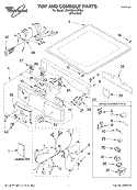 Part Location Diagram of 3979741 Whirlpool PANEL-CNTL
