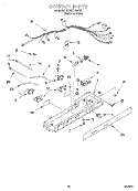 CONTROL Diagram and Parts List for 3XART725F00  Whirlpool Refrigerator