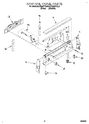 CONTROL PANEL Diagram and Parts List for KERS507YAL4  KitchenAid Range
