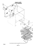 OVEN (CONTINUED) Diagram and Parts List for RM955PXKW0  Whirlpool Microwave Oven Combo