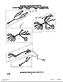 WIRING HARNESS Diagram and Parts List for RF366PXXN2  Whirlpool Range