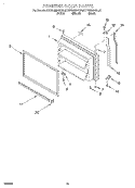 FREEZER DOOR, OPTIONAL Diagram and Parts List for KTRS20MHBL00  KitchenAid Refrigerator