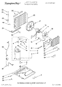 UNIT, LIT/OPTIONAL Diagram and Parts List for BHAC1000XS2  Whirlpool Air Conditioner