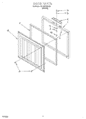 SECTION Diagram and Parts List for EH100FXDN00  Whirlpool Freezer
