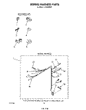 WIRING HARNESS Diagram and Parts List for LA5530XPW6  Whirlpool Washer