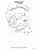 CONTROL PARTS Diagram and Parts List for ID5HHEXVS05  Whirlpool Refrigerator