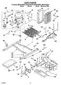 UNIT PARTS Diagram and Parts List for ED5NHAXNB01  Whirlpool Refrigerator