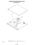 CONTROL COMPARTMENT Diagram and Parts List for KEMS376TBL3  KitchenAid Microwave Oven Combo
