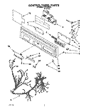 CONTROL PANEL, LITERATURE AND OPTIONAL Diagram and Parts List for KUDA23ZY0  KitchenAid Dishwasher