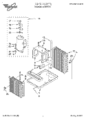 UNIT, LITERATURE Diagram and Parts List for ACS102XE0  Whirlpool Air Conditioner