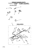 WIRING HARNESS Diagram and Parts List for LST6132AG0  Whirlpool Washer