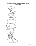 HEATER, PUMP AND LOWER SPRAY ARM Diagram and Parts List for GDP8700XTN0  Whirlpool Dishwasher