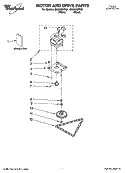 Part Location Diagram of 8052029 Whirlpool Label, 1-800 Number