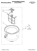 Part Location Diagram of W11170201 Whirlpool Drive Assembly