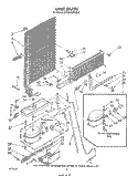 UNIT Diagram and Parts List for ET18EKXPWR2  Whirlpool Refrigerator