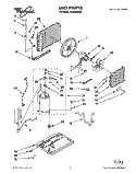 UNIT Diagram and Parts List for ACM062XZ0  Whirlpool Air Conditioner