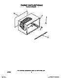 CABINET (OPTIONAL) Diagram and Parts List for ACU124XX0  Whirlpool Air Conditioner