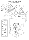 Part Location Diagram of 8532631 Whirlpool PANEL-CNTL