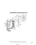 MICROWAVE CONTROL PANEL Diagram and Parts List for KEMS376TBL2  KitchenAid Microwave Oven Combo