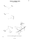 WIRING HARNESS Diagram and Parts List for DU4500XR0  Whirlpool Dishwasher