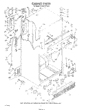 CABINET Diagram and Parts List for ET20DKXTG01  Whirlpool Refrigerator