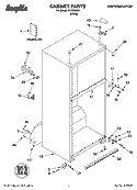CABINET PARTS Diagram and Parts List for IKT196301  Inglis Refrigerator