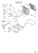 SECTION Diagram and Parts List for AD40G1  Whirlpool Dehumidifier