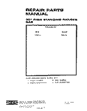 WIRE HARNESS Diagram and Parts List for 1346W0A  Roper Range