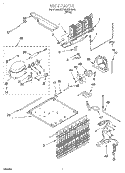 UNIT Diagram and Parts List for RT18EKREW02  Roper Refrigerator