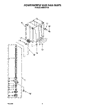 POWERSCREW AND RAM Diagram and Parts List for KUCC151V0  KitchenAid Trash Compactor