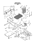 UNIT Diagram and Parts List for KSRB22QABL10  KitchenAid Refrigerator