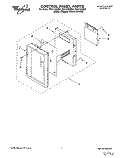CONTROL PANEL Diagram and Parts List for MH7115XBZ1  Whirlpool Microwave