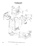 AIR FLOW Diagram and Parts List for KSRF26DSWHY1  KitchenAid Refrigerator