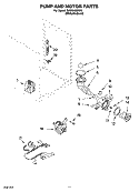 PUMP AND MOTOR PARTS, OPTIONAL PARTS (NOT INCLUDED) Diagram and Parts List for GHW9160PW2  Whirlpool Washer