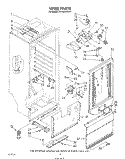 Part Location Diagram of 1106745 Whirlpool Drain, Pan