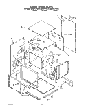 UPPER OVEN Diagram and Parts List for KEBS277YBL0  KitchenAid Wall Oven