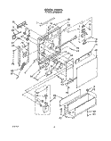 DOOR Diagram and Parts List for DP6000XRP1  Whirlpool Dishwasher