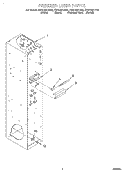 FREEZER LINER Diagram and Parts List for KSSC48FJS00  KitchenAid Refrigerator