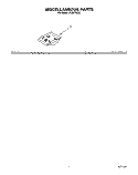 MISCELLANEOUS, LIT/OPTIONAL Diagram and Parts List for DU8016XX2  Whirlpool Dishwasher