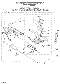 8318276 BURNER ASSEMBLY Diagram and Parts List for 7MGGQ9800ML0  Whirlpool Dryer