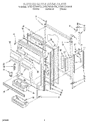 REFRIGERATOR DOOR Diagram and Parts List for ET20HDXBN00  Whirlpool Refrigerator