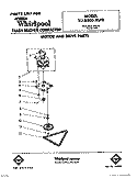MOTOR AND DRIVE, LIT/OPTIONAL Diagram and Parts List for TU8000XLP0  Whirlpool Trash Compactor